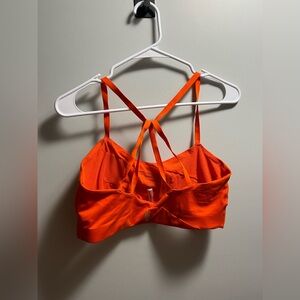 Free People Bright Orange Strappy Bralette